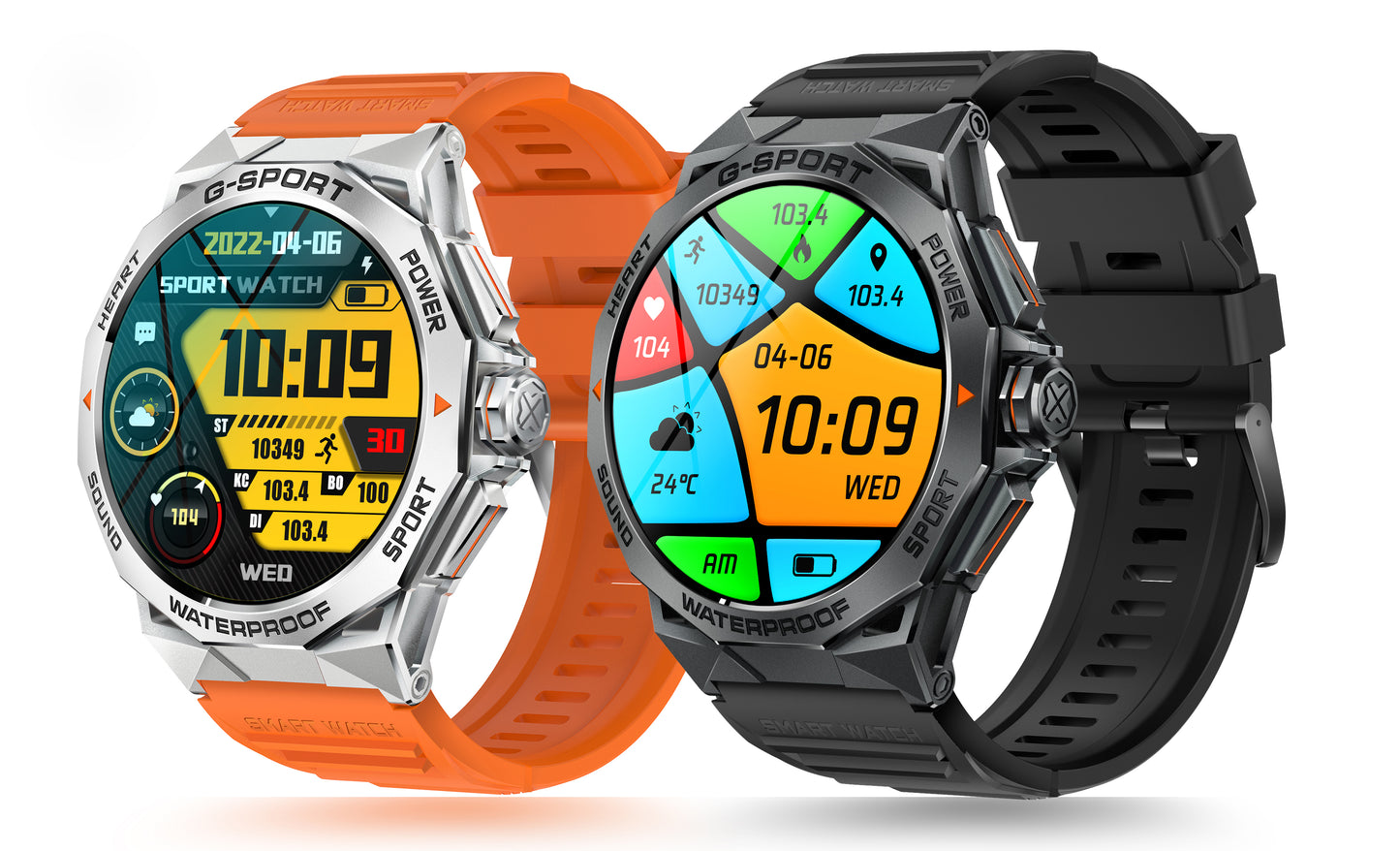 KL62  1.43AMOLED outdoor hard smart Watch