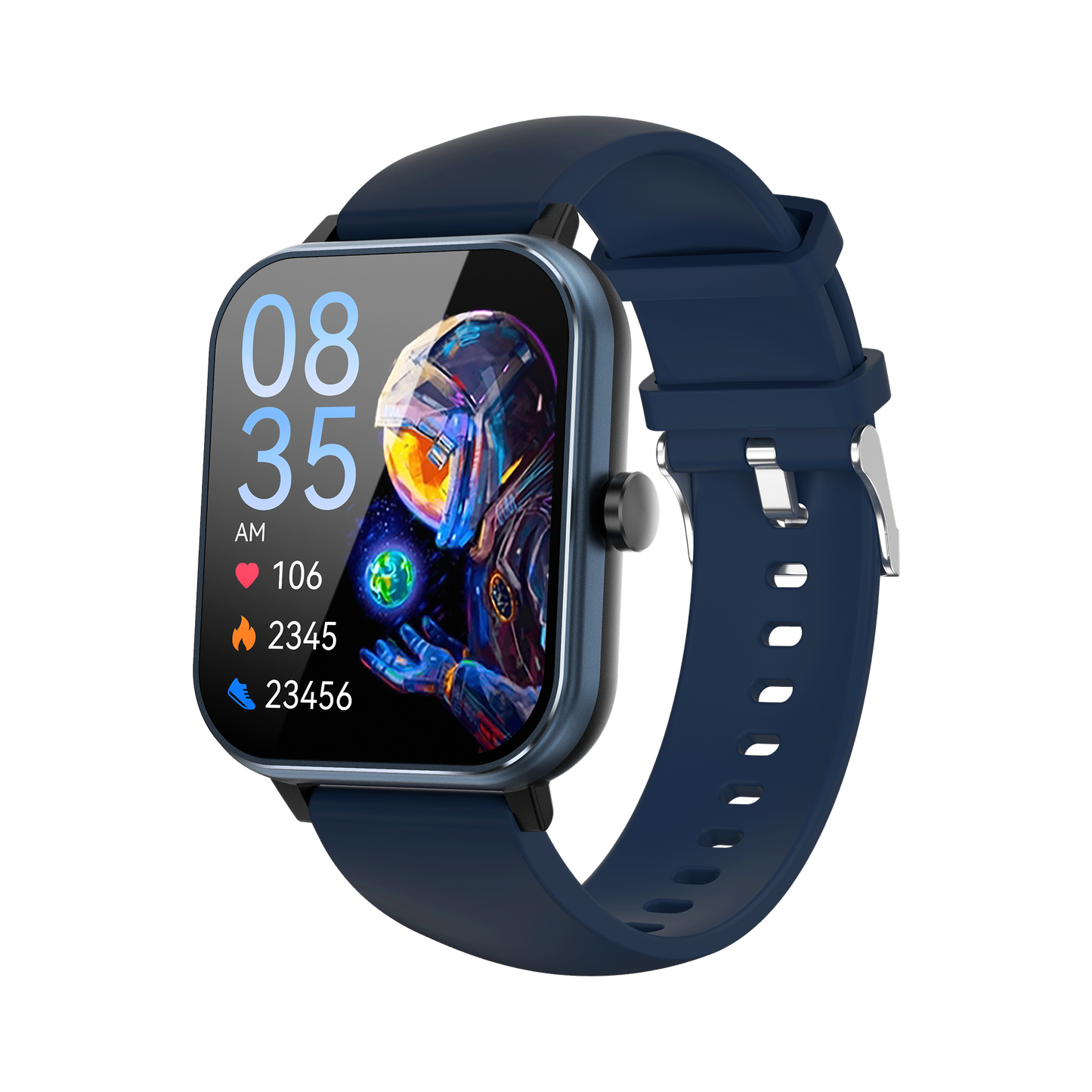 KL19 1.96" HD Display, Health Monitoring 2G memory, local music playback smartwatch