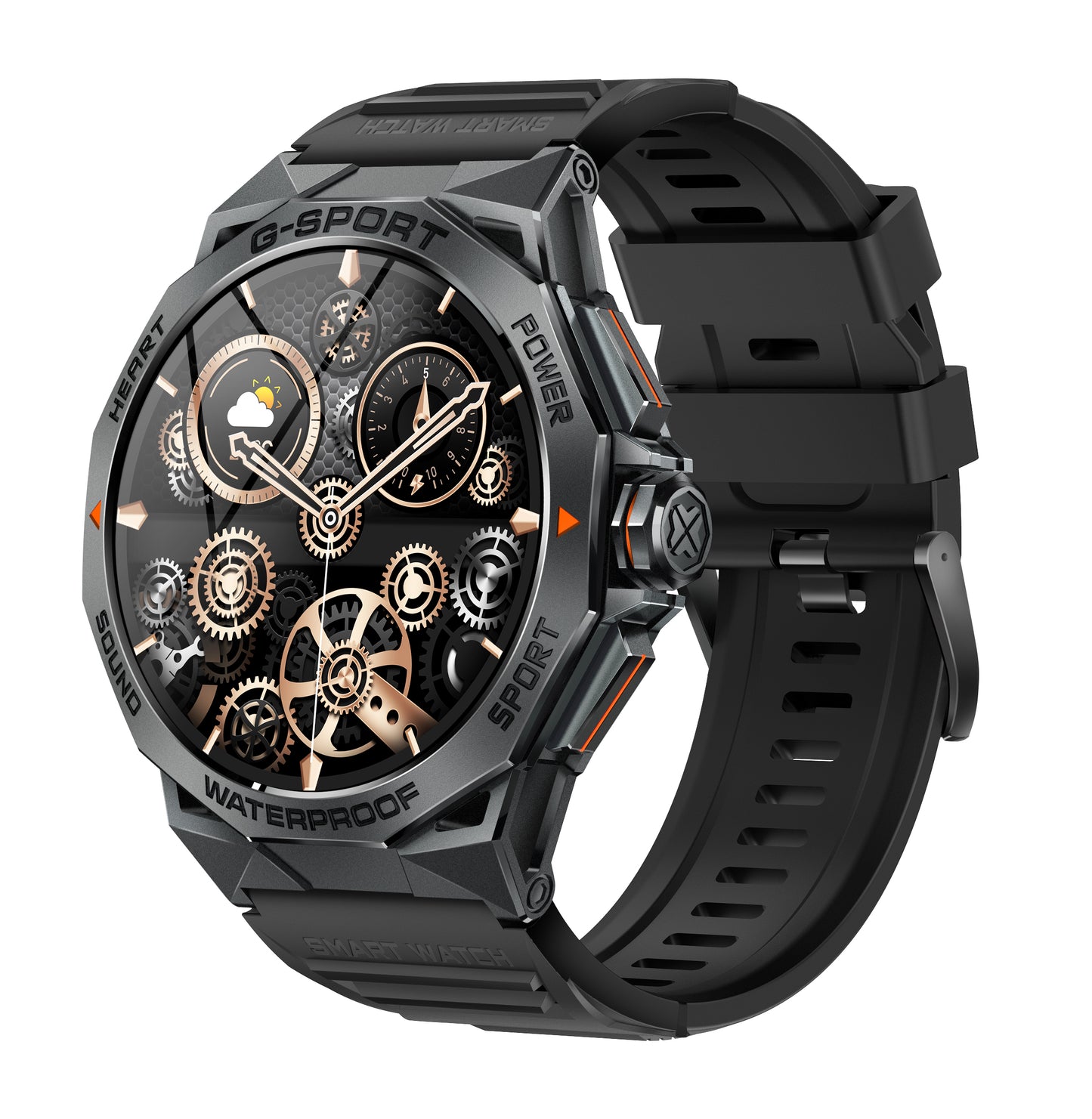 KL62  1.43AMOLED outdoor hard smart Watch