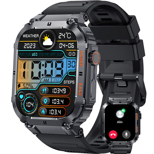 KL57 HD Display, Health Monitoring Outdoor smartwatch