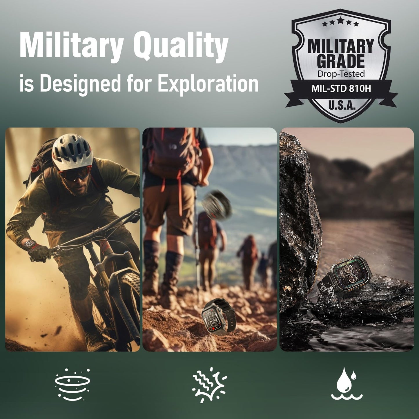 KL20 Outdoor 2.02 inch HD screen smartwatch