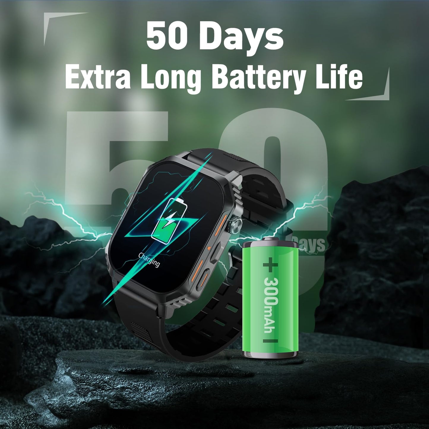 KL20 Outdoor 2.02 inch HD screen smartwatch