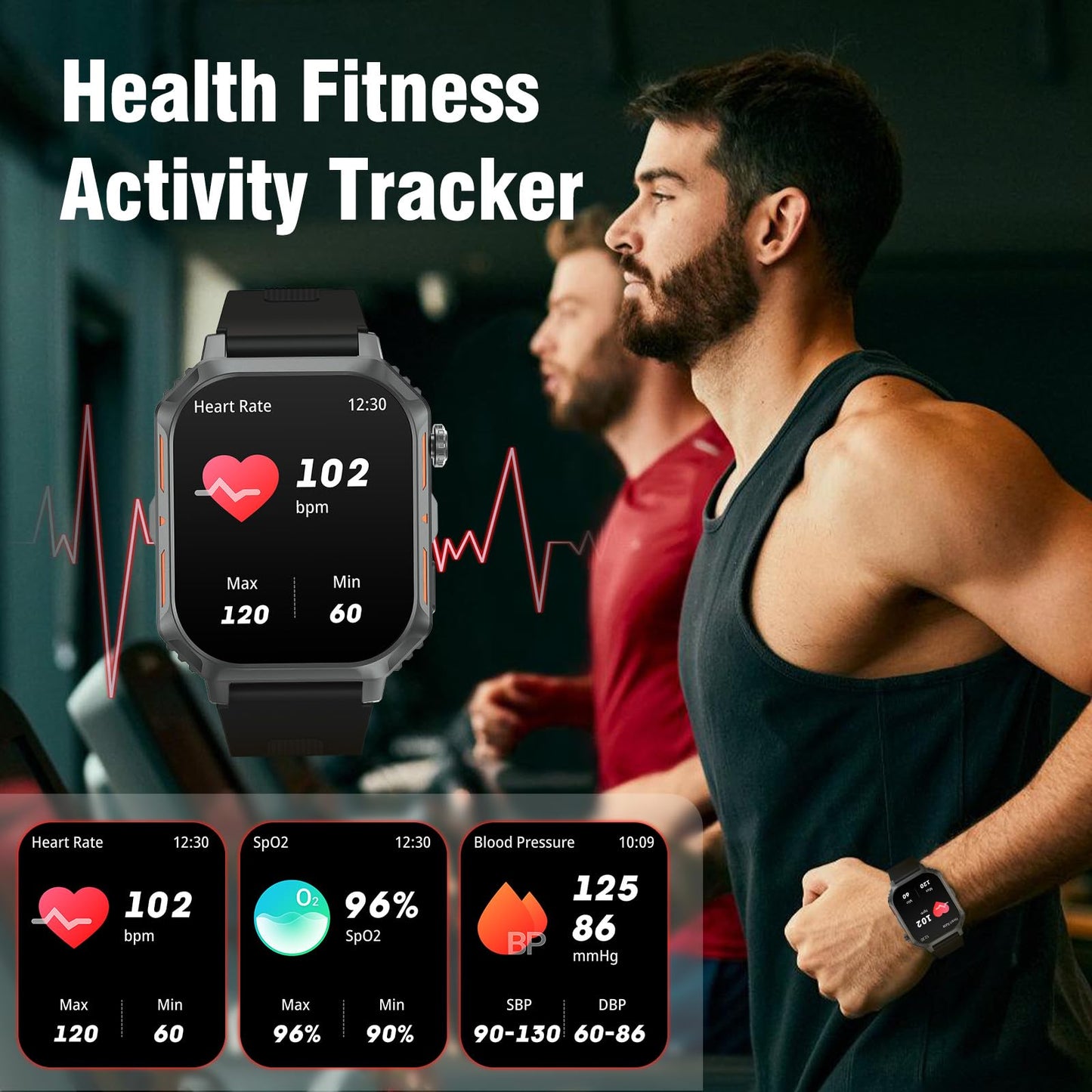 KL20 Outdoor 2.02 inch HD screen smartwatch