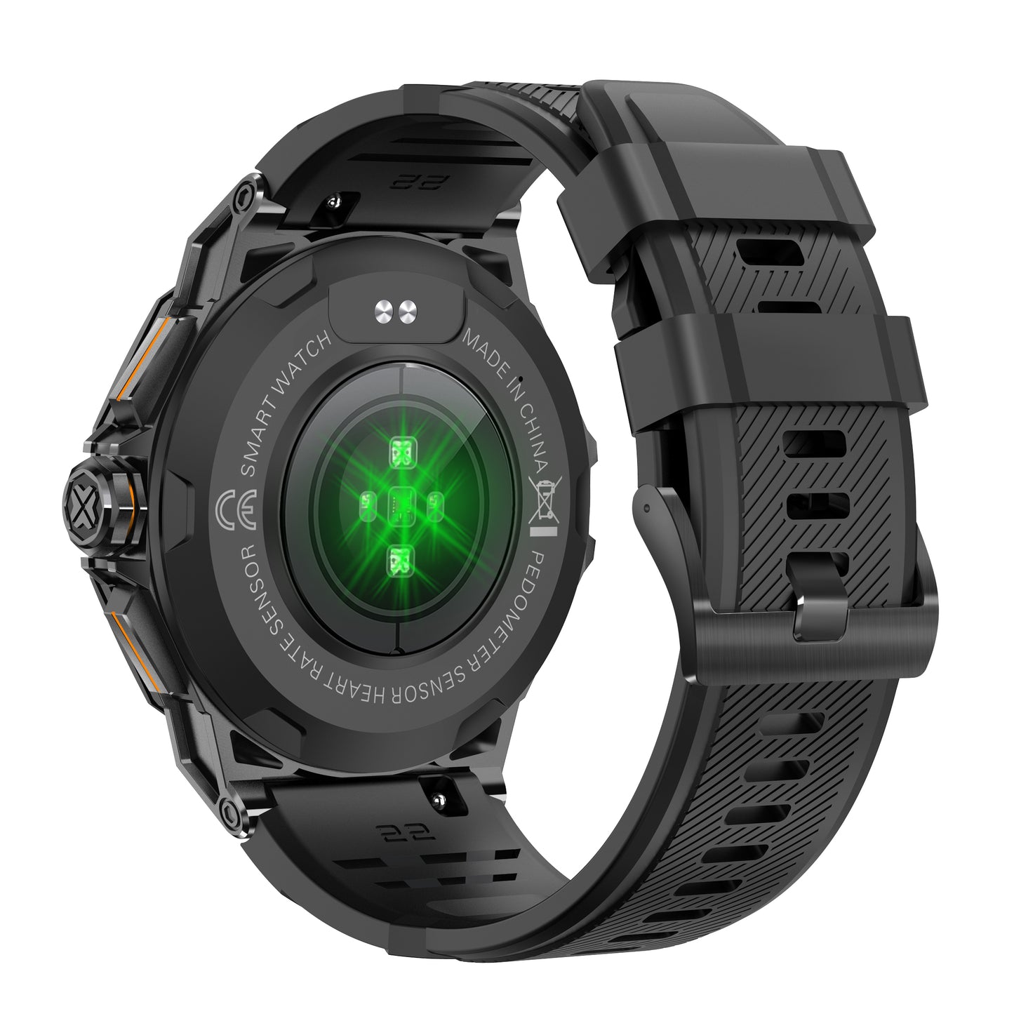 KL62  1.43AMOLED outdoor hard smart Watch